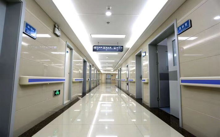 鋁木門醫院專用門百葉窗觀察窗住院部病房護士室門生態復合門